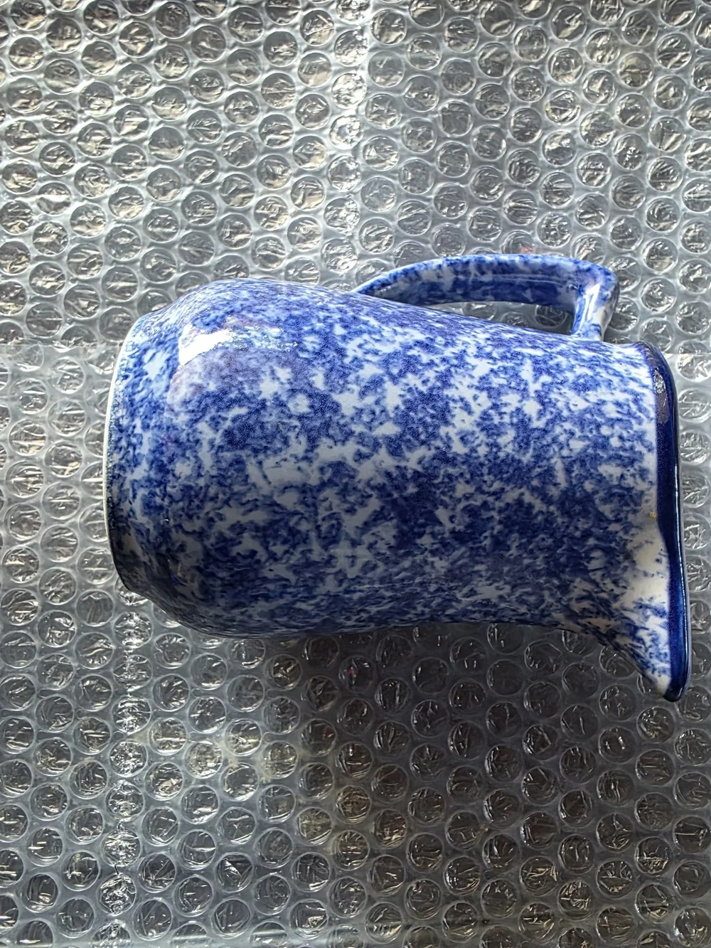 Blue Speckle Hartstone Ceramic Pitcher